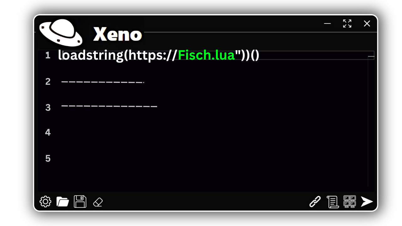 Xeno Executor script editor on Windows PC